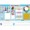 Placemat Studio™ Smart Poly® Early Learning Education Basics Learning Placemat, 13" x 19", Single Sided, Pack of 10